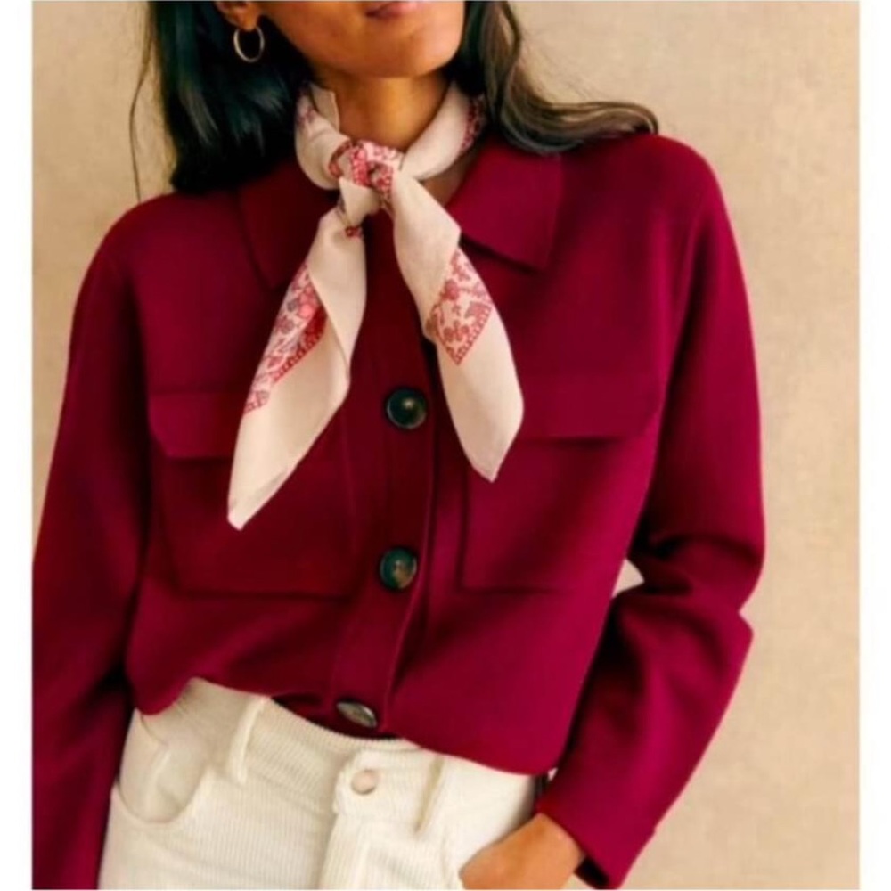 ISO Sezane Betty in Maroon
